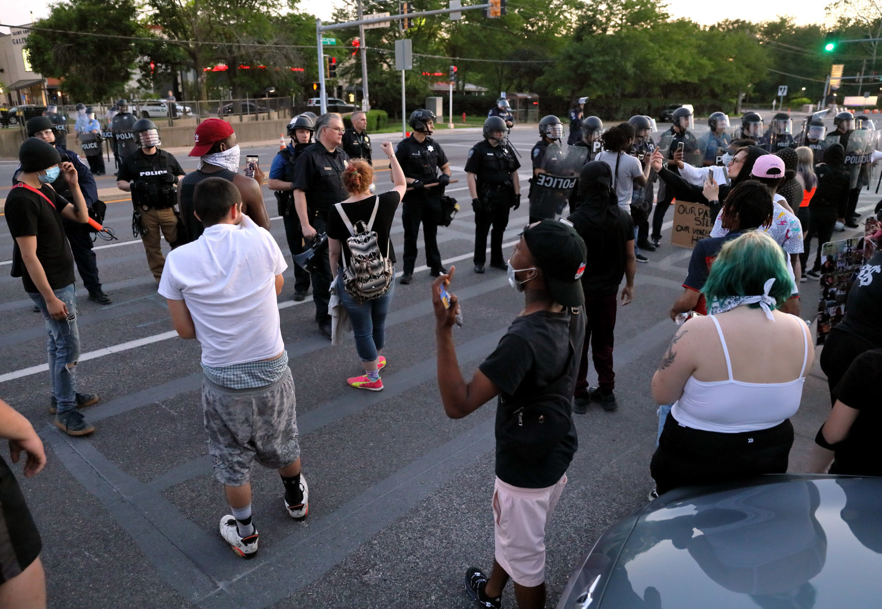 Protests in Richmond Heights